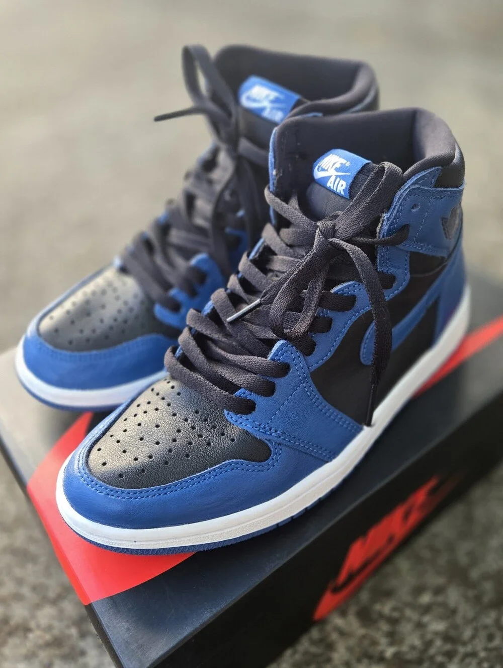 Nike Jordan 1 Retro High OG Dark Marina Blue | Original Box | Men 7.5 & Women 9